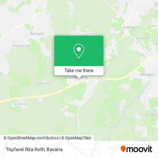 Карта Töpferei Rita Roth