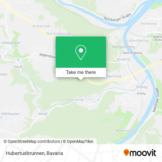 Карта Hubertusbrunnen