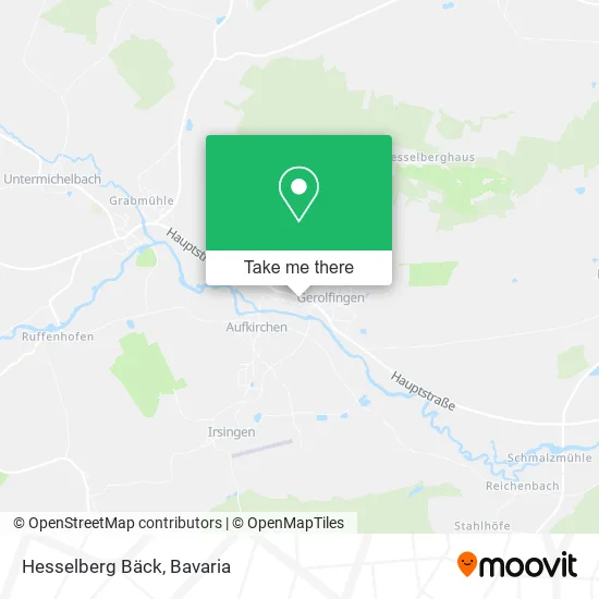 Карта Hesselberg Bäck