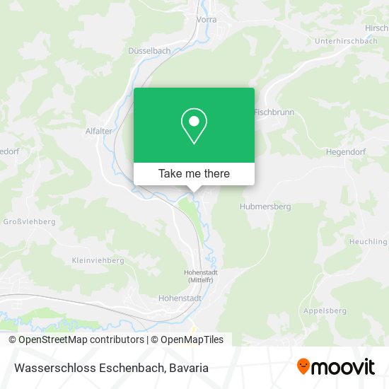 Wasserschloss Eschenbach map