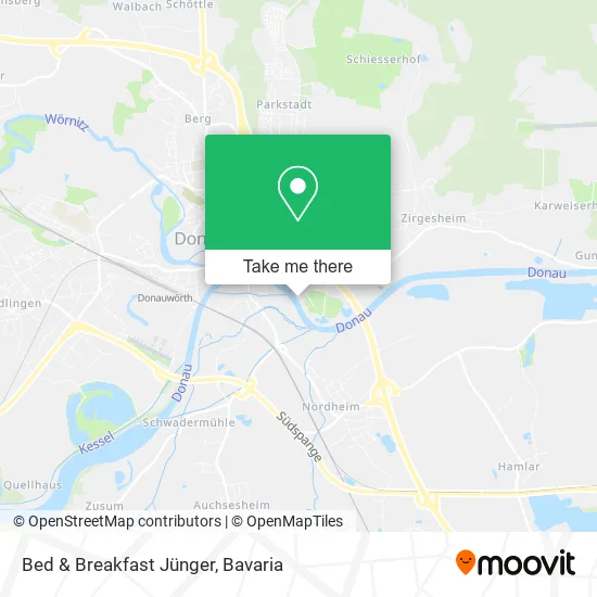 Карта Bed & Breakfast Jünger