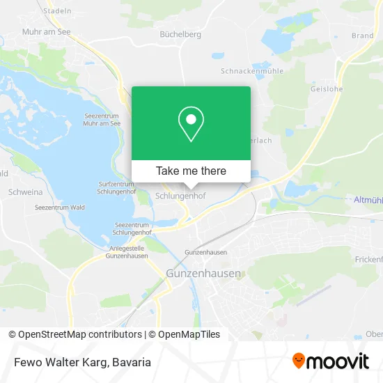 Карта Fewo Walter Karg