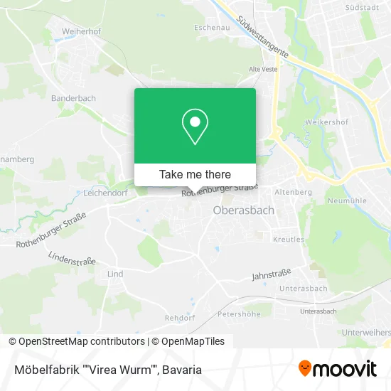 Карта Möbelfabrik ""Virea Wurm""