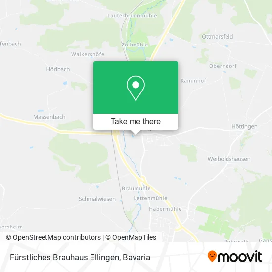 Fürstliches Brauhaus Ellingen map