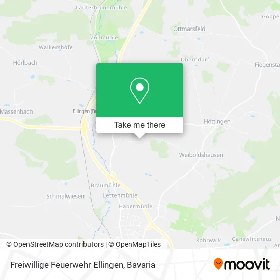 Карта Freiwillige Feuerwehr Ellingen