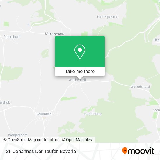 St. Johannes Der Täufer map