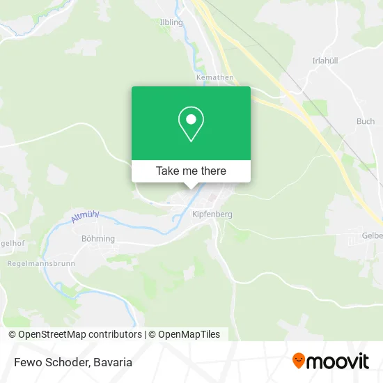 Карта Fewo Schoder