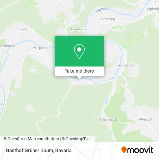 Карта Gasthof Grüner Baum