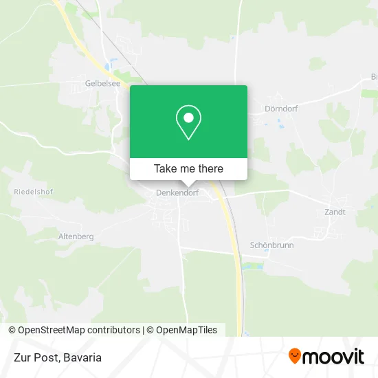Карта Zur Post