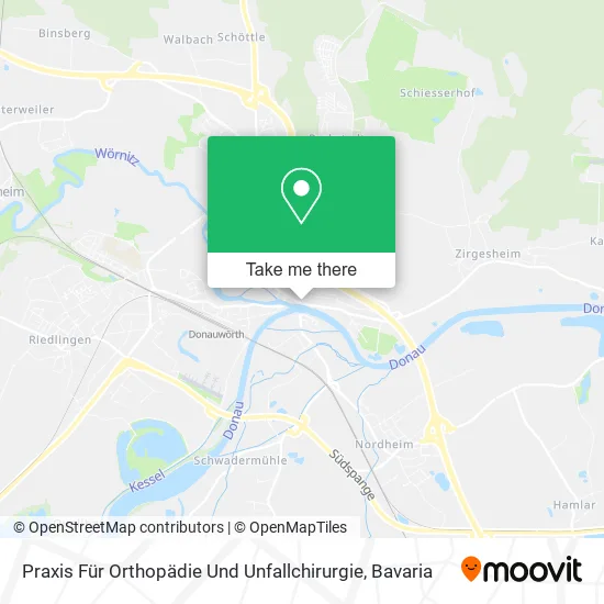 Карта Praxis Für Orthopädie Und Unfallchirurgie