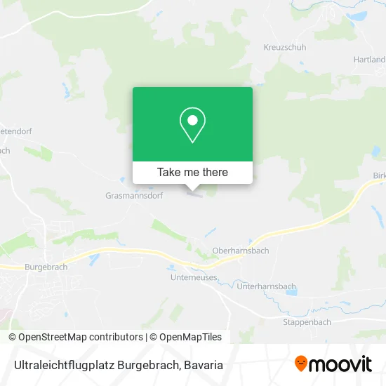 Карта Ultraleichtflugplatz Burgebrach