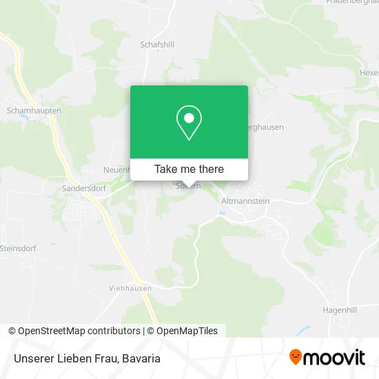 Карта Unserer Lieben Frau