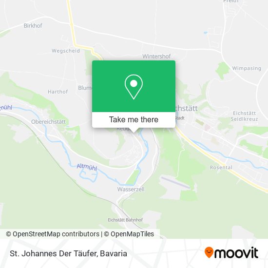 St. Johannes Der Täufer map