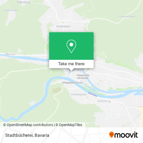 Карта Stadtbücherei