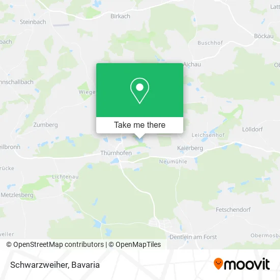 Карта Schwarzweiher