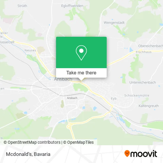 Карта Mcdonald's