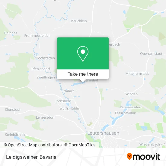 Карта Leidigsweiher