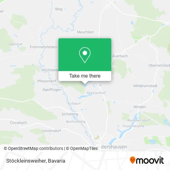 Карта Stöckleinsweiher