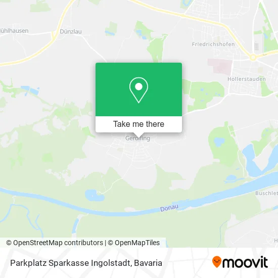 Карта Parkplatz Sparkasse Ingolstadt