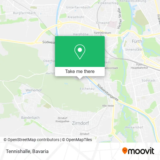 Карта Tennishalle