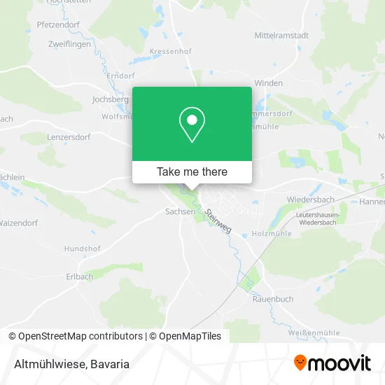 Карта Altmühlwiese