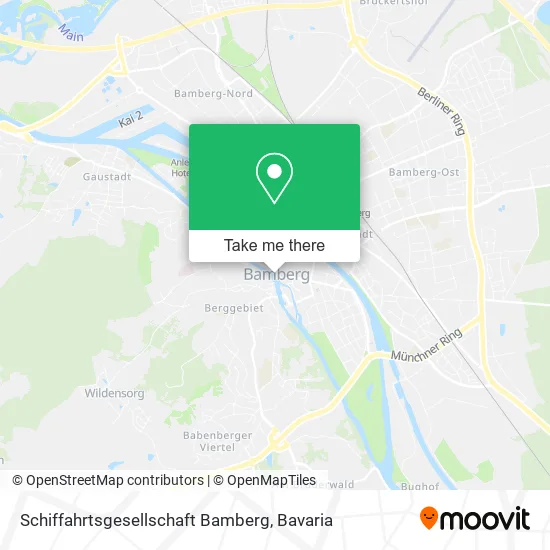 Карта Schiffahrtsgesellschaft Bamberg