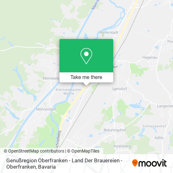 Genußregion Oberfranken - Land Der Brauereien - Oberfranken map