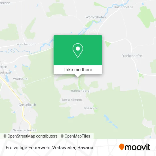 Карта Freiwillige Feuerwehr Veitsweiler
