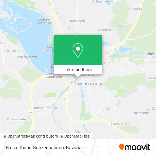 Карта Freizeithaus Gunzenhausen