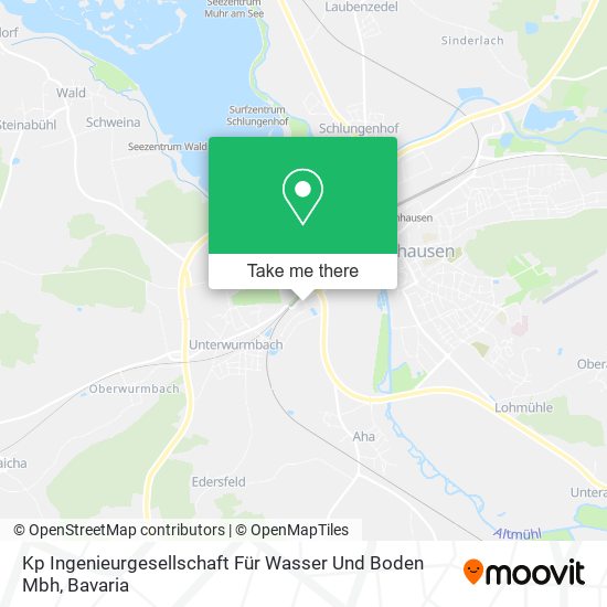 Kp Ingenieurgesellschaft Für Wasser Und Boden Mbh map