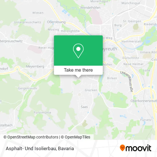 Карта Asphalt- Und Isolierbau
