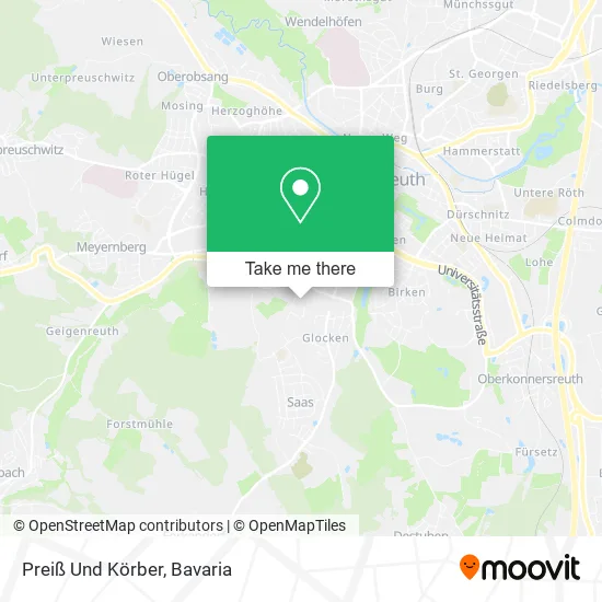 Карта Preiß Und Körber