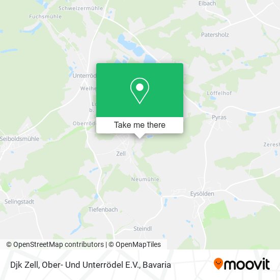 Djk Zell, Ober- Und Unterrödel E.V. map