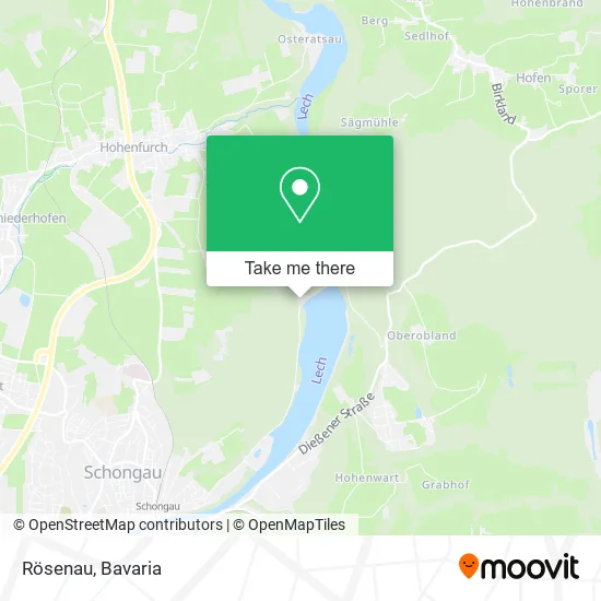 Карта Rösenau