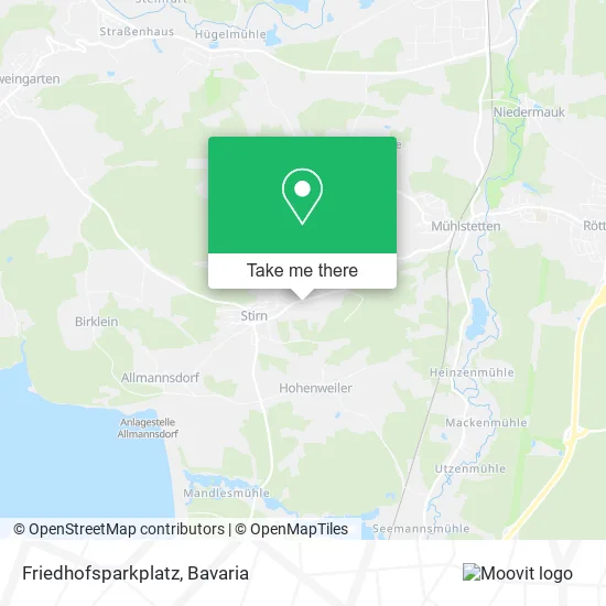 Карта Friedhofsparkplatz