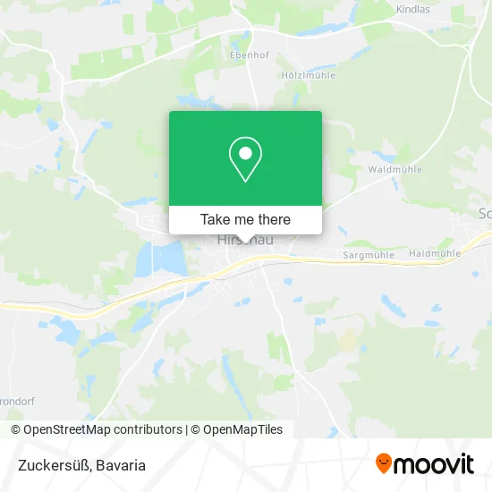 Карта Zuckersüß