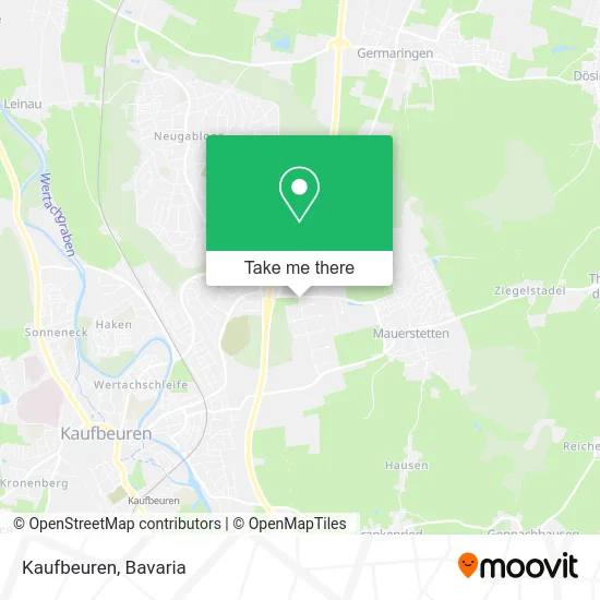 Карта Kaufbeuren
