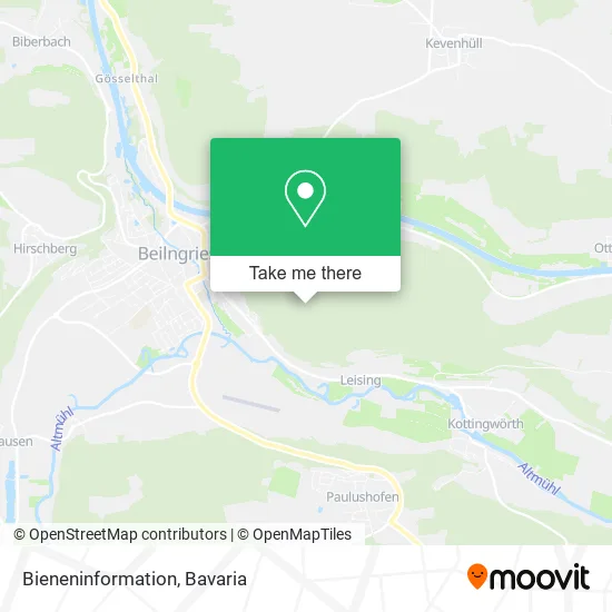 Карта Bieneninformation