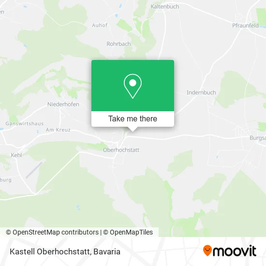 Карта Kastell Oberhochstatt
