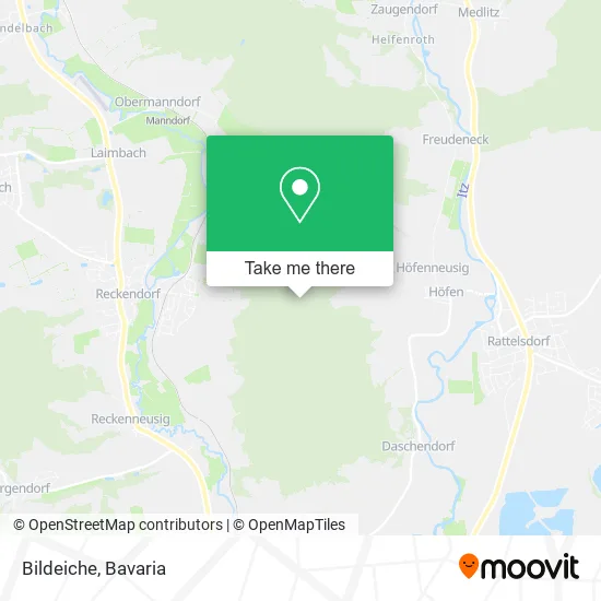 Карта Bildeiche