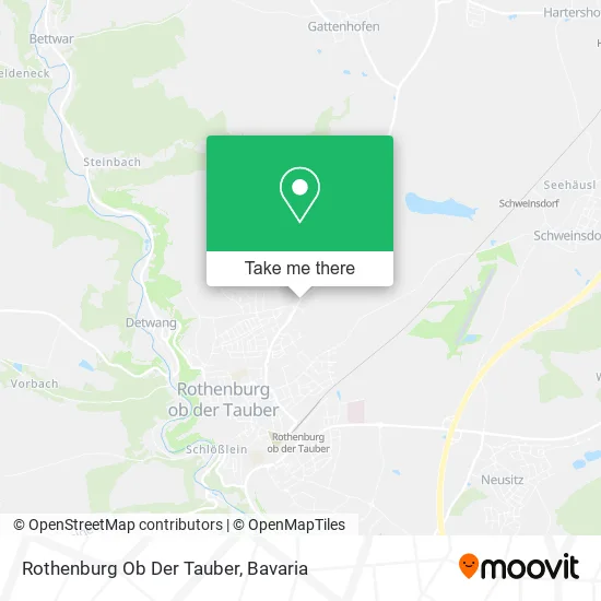 Rothenburg Ob Der Tauber map