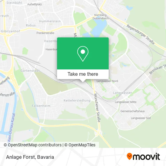 Карта Anlage Forst