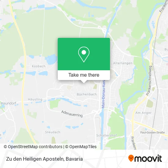 Карта Zu den Heiligen Aposteln