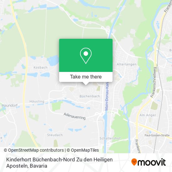 Kinderhort Büchenbach-Nord Zu den Heiligen Aposteln map