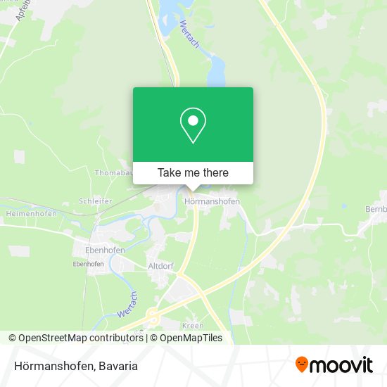 Hörmanshofen map
