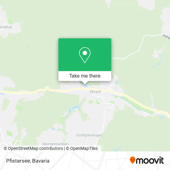 Карта Pfistersee