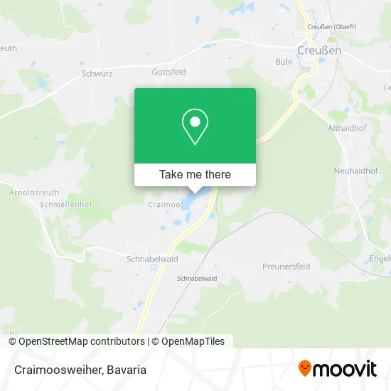 Карта Craimoosweiher