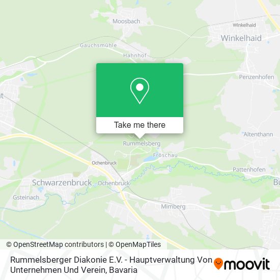 Rummelsberger Diakonie E.V. - Hauptverwaltung Von Unternehmen Und Verein map