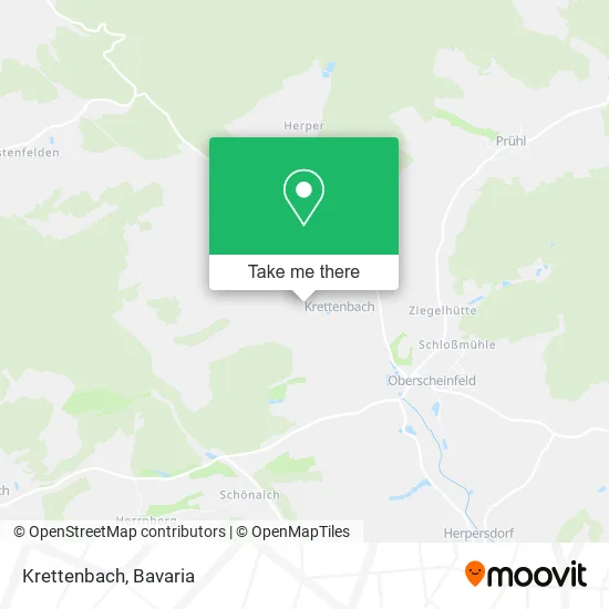 Карта Krettenbach