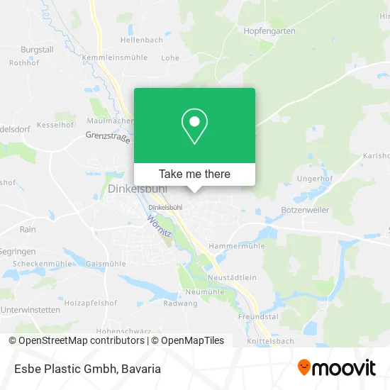 Карта Esbe Plastic Gmbh
